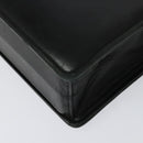 BALENCIAGA Business Bag Leather Black Gold Auth bs28157-13