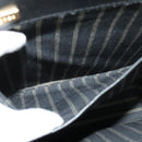 BALENCIAGA Business Bag Leather Black Gold Auth bs28157-21