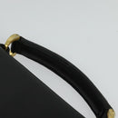 BALENCIAGA Business Bag Leather Black Gold Auth bs28157-8