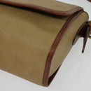 Burberrys Shoulder Bag PVC Canvas Beige Gold Auth bs28159-14