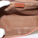 Burberrys Shoulder Bag PVC Canvas Beige Gold Auth bs28159-12