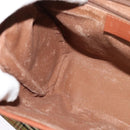 Burberrys Shoulder Bag PVC Canvas Beige Gold Auth bs28159-19