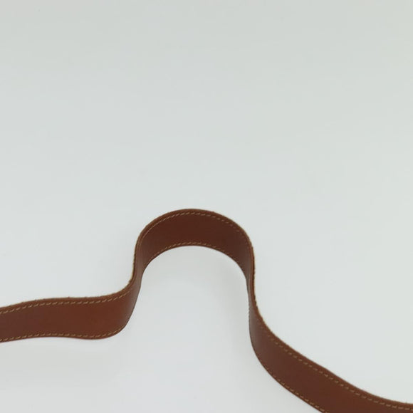 Burberrys Shoulder Bag PVC Canvas Beige Gold Auth bs28159