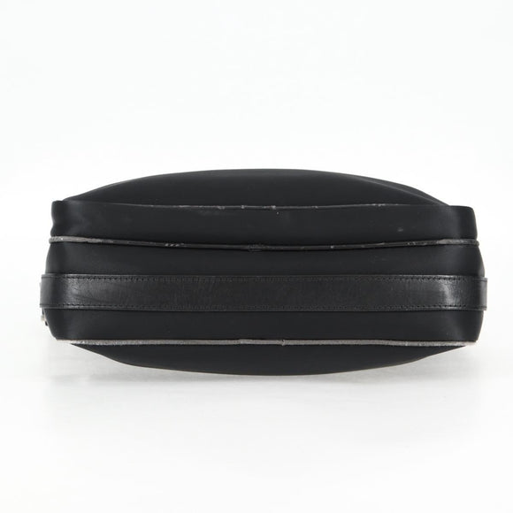 BURBERRY Shoulder Bag Nylon Black Silver Auth bs28161