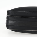 BURBERRY Shoulder Bag Nylon Black Silver Auth bs28161-8