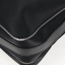 BURBERRY Shoulder Bag Nylon Black Silver Auth bs28161-18