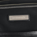 BURBERRY Shoulder Bag Nylon Black Silver Auth bs28161-20