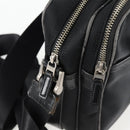 BURBERRY Shoulder Bag Nylon Black Silver Auth bs28161-21