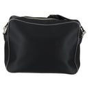 BURBERRY Shoulder Bag Nylon Black Silver Auth bs28161-2