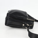 BURBERRY Shoulder Bag Nylon Black Silver Auth bs28161-5
