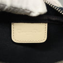 Christian Dior Trotter Canvas Pouch PVC Borneo Green Silver Auth bs28171-10