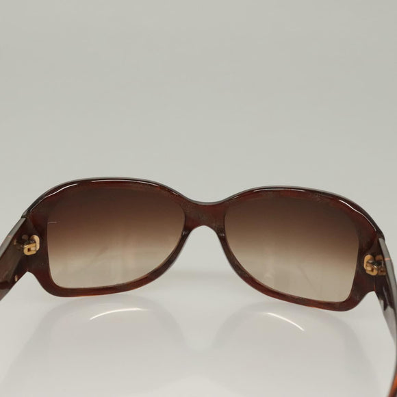 Salvatore Ferragamo Sunglasses Plastic Brown Auth bs28172