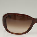 Salvatore Ferragamo Sunglasses Plastic Brown Auth bs28172-4
