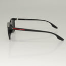 PRADA Sunglasses Plastic Black Auth bs28173-6