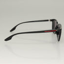 PRADA Sunglasses Plastic Black Auth bs28173-7