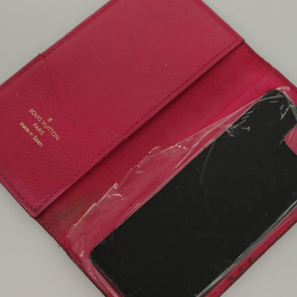 LOUIS VUITTON Monogram Eclipse Epi iPhone Case 4Set LV Auth bs28178