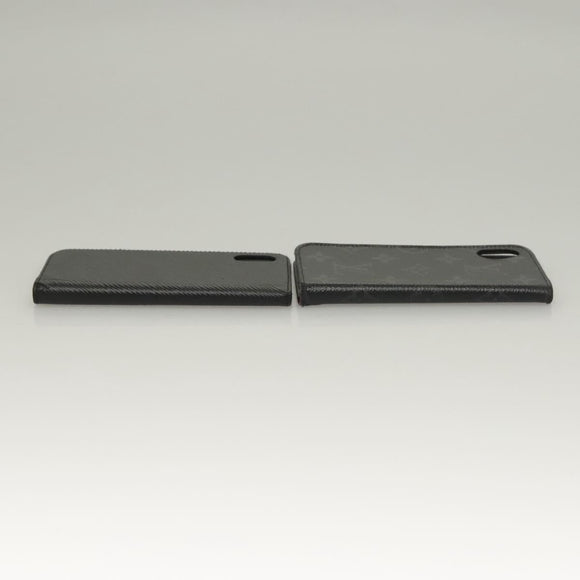 LOUIS VUITTON Monogram Eclipse Epi iPhone Case 4Set LV Auth bs28178