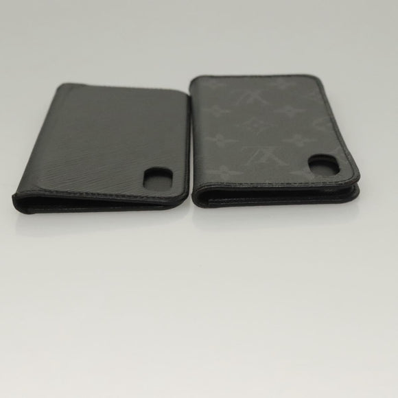 LOUIS VUITTON Monogram Eclipse Epi iPhone Case 4Set LV Auth bs28178