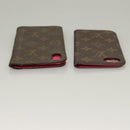 LOUIS VUITTON Monogram Eclipse Epi iPhone Case 4Set LV Auth bs28178-4