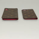 LOUIS VUITTON Monogram Eclipse Epi iPhone Case 4Set LV Auth bs28178-5