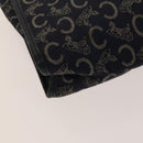 CELINE Macadam Canvas Clutch Bag PVC 3Set Brown Beige Navy Auth bs28179-14