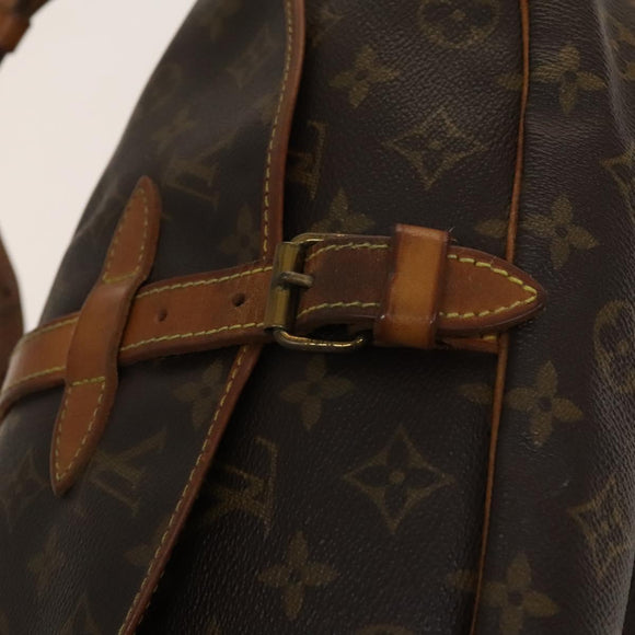 LOUIS VUITTON Monogram Saumur 30 Shoulder Bag M42256 LV Auth bs28187