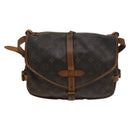 LOUIS VUITTON Monogram Saumur 30 Shoulder Bag M42256 LV Auth bs28187-13
