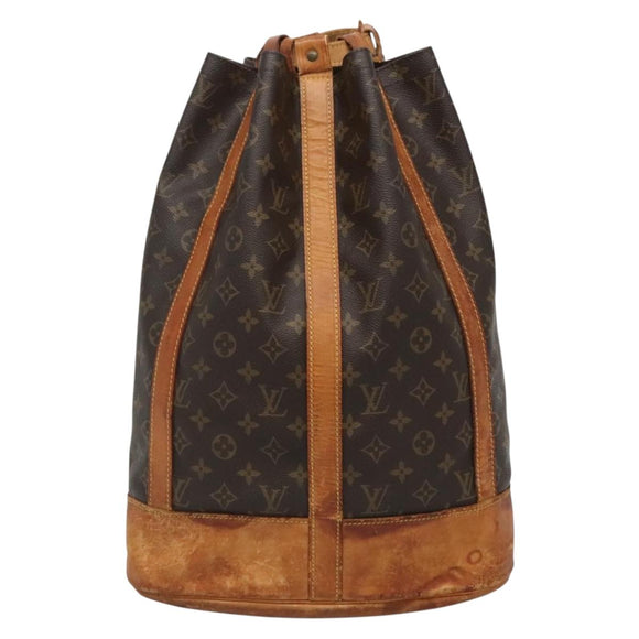 LOUIS VUITTON Monogram Randonnee GM Shoulder Bag M42244 LV Auth bs28201