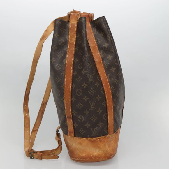 LOUIS VUITTON Monogram Randonnee GM Shoulder Bag M42244 LV Auth bs28201