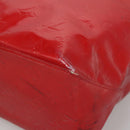 LOUIS VUITTON Monogram Vernis Reade MM Hand Bag Red Rouge M91086 LV Auth bs28208-9