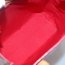 LOUIS VUITTON Monogram Vernis Reade MM Hand Bag Red Rouge M91086 LV Auth bs28208-11