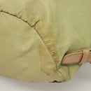 PRADA Backpack Nylon Beige Silver Auth bs28213-9