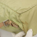 PRADA Backpack Nylon Beige Silver Auth bs28213-18