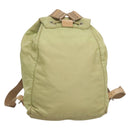 PRADA Backpack Nylon Beige Silver Auth bs28213-2