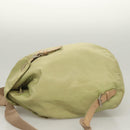 PRADA Backpack Nylon Beige Silver Auth bs28213-4