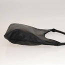 PRADA Hand Bag Leather Nylon 2Set Black Beige Silver Auth bs28219-12