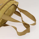 PRADA Hand Bag Leather Nylon 2Set Black Beige Silver Auth bs28219-5