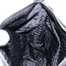 PRADA Shoulder Bag Nylon Leather Black Silver Auth bs28220-22