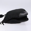 PRADA Shoulder Bag Nylon Leather Black Silver Auth bs28220-4