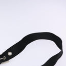 PRADA Shoulder Bag Nylon Leather Black Silver Auth bs28220-14