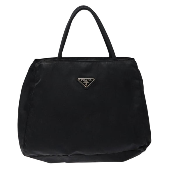 PRADA Hand Bag Nylon Black Auth bs28221
