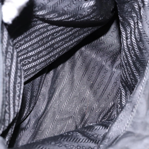 PRADA Hand Bag Nylon Black Auth bs28221
