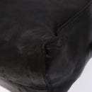 PRADA Shoulder Bag Leather Black Silver Auth bs28222-9