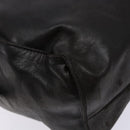 PRADA Shoulder Bag Leather Black Silver Auth bs28222-16