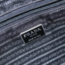 PRADA Shoulder Bag Leather Black Silver Auth bs28222-18