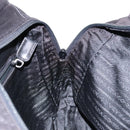 PRADA Shoulder Bag Leather Black Silver Auth bs28222-19