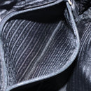 PRADA Shoulder Bag Leather Black Silver Auth bs28222-21