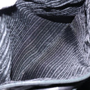 PRADA Shoulder Bag Leather Black Silver Auth bs28222-22