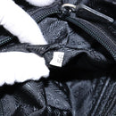 PRADA Shoulder Bag Leather Black Silver Auth bs28222-12