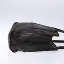 PRADA Shoulder Bag Leather Black Silver Auth bs28222-3